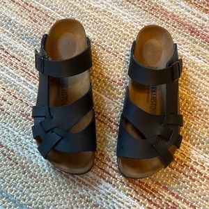 Barely worn Birkenstocks.